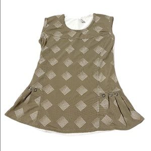 Dress Light Brown Lightweight Flowy Fits Small